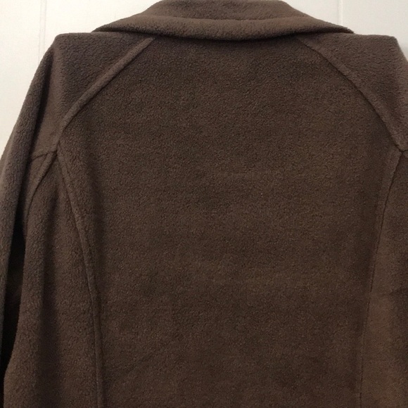 Columbia brown zip up fleece jacket - Picture 5 of 5